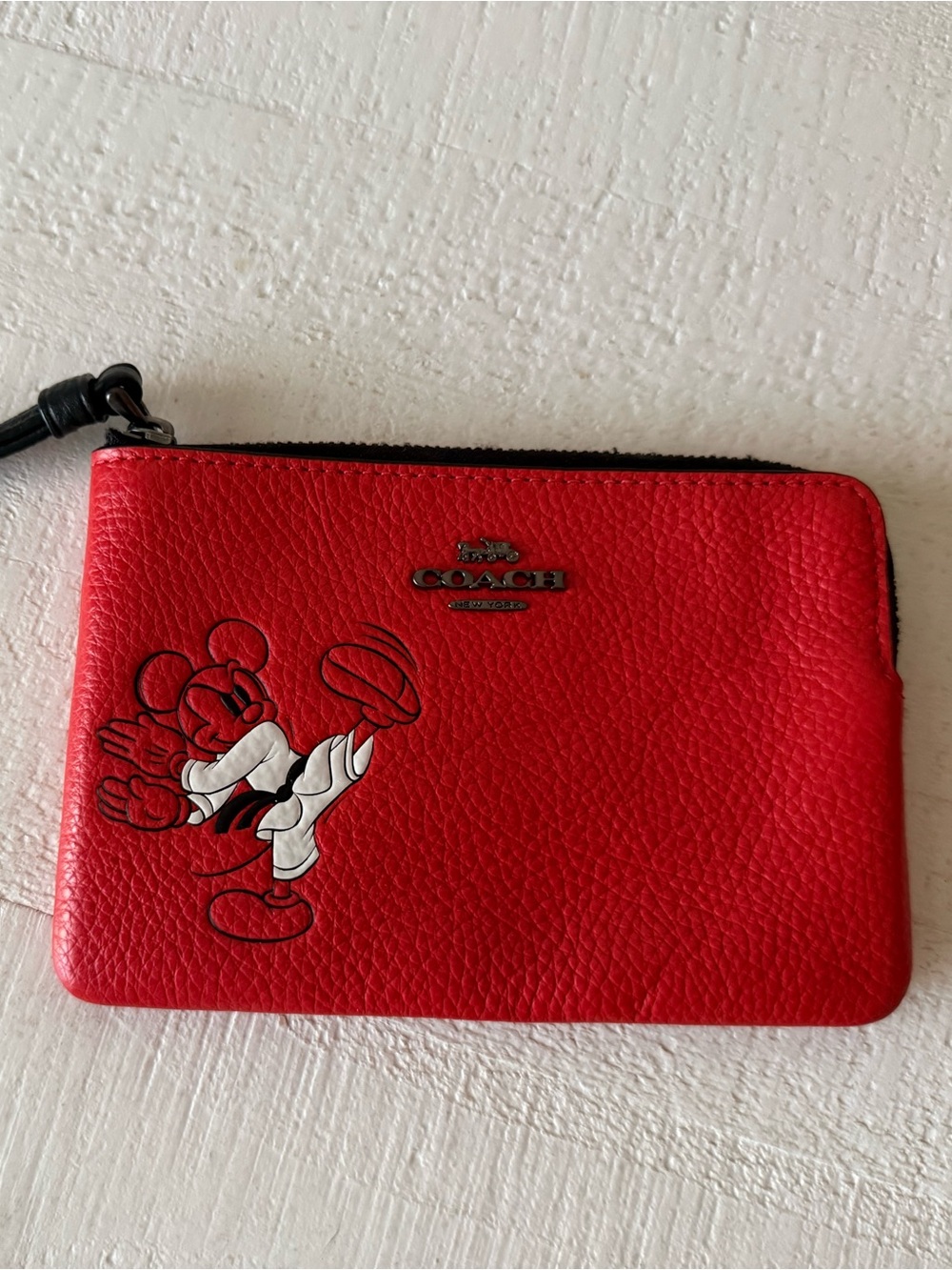 Coach Japan Exclusive Mickey Mouse Karate Wristlet